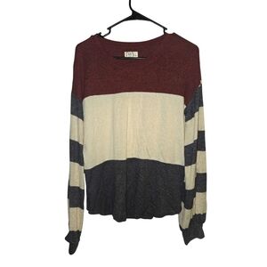 Maurices Striped sweater, Size Small